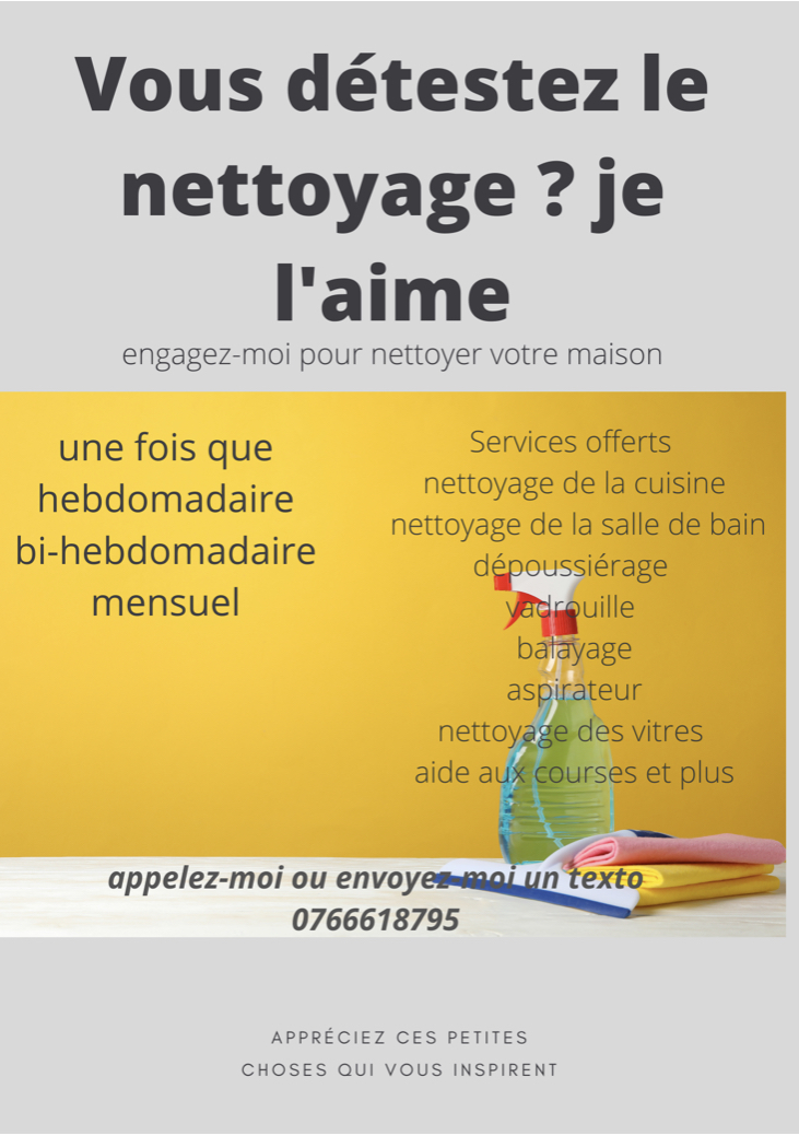 Femme de ménage