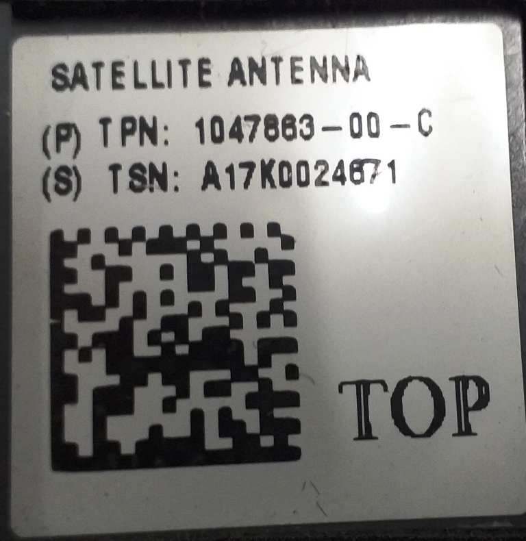 Antenne parabolique Tesla modèle X 1047863-00-C