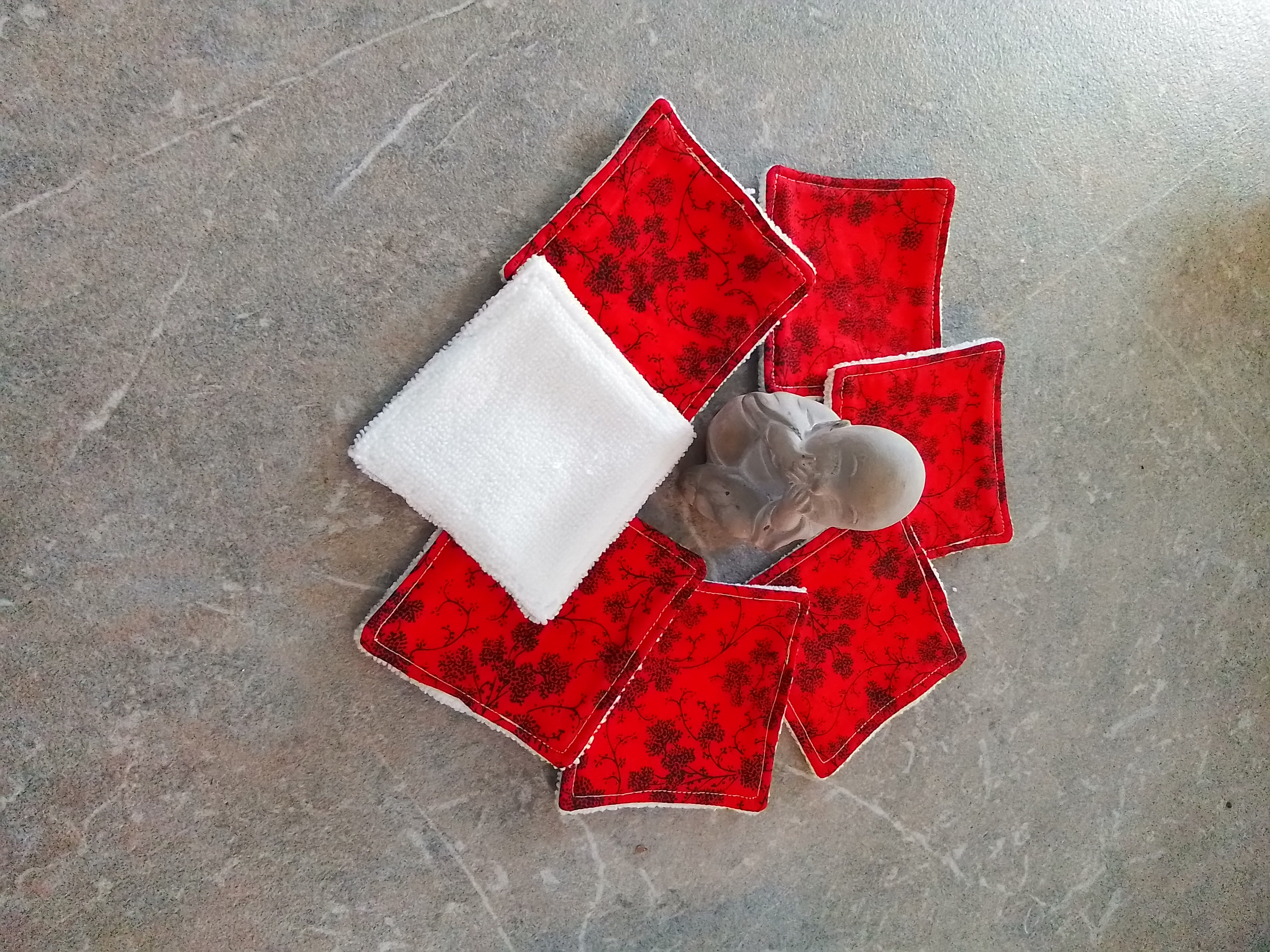 Lingettes démaquillante lavable