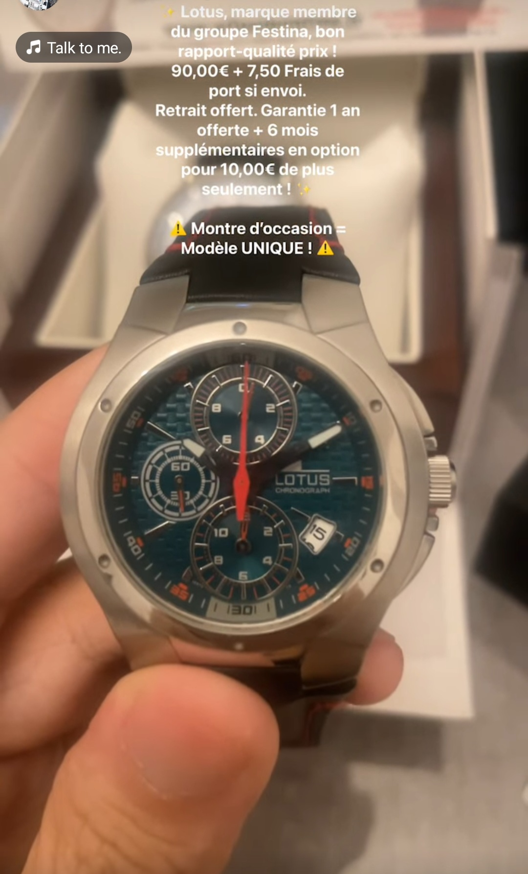 Montre LOTUS Chronograph pour Homme en bon état