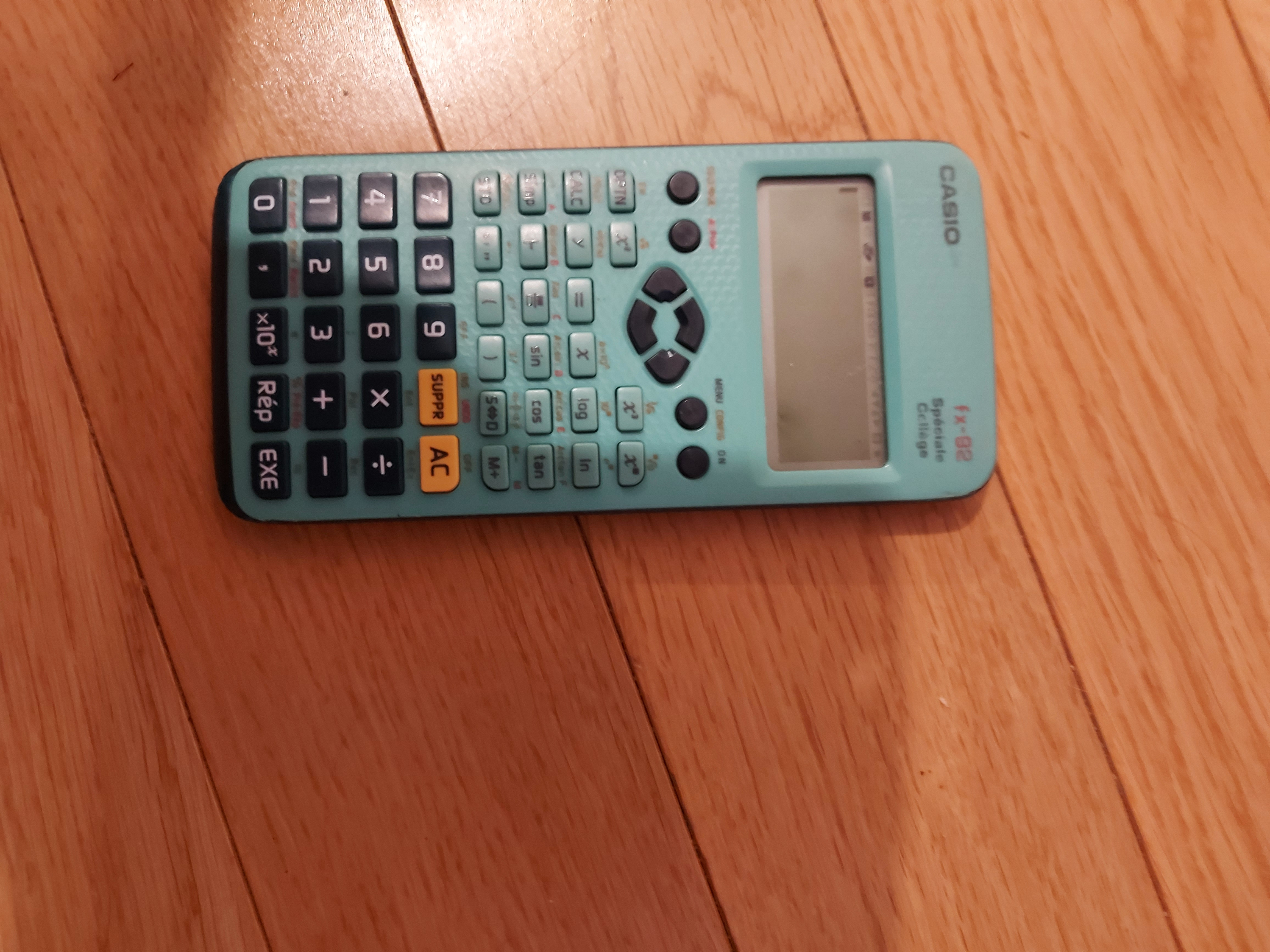 VENTE CALCULATRICE CASIOS SPECIALE COLLEGE  FX- 92