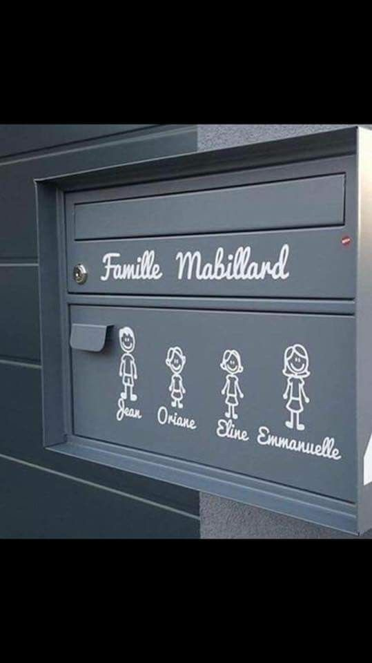 Stickers personnalisés pour boîtes aux lettres - Miniature 2