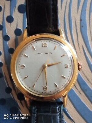 ANCIENNE MONTRE MOVADO EN OR 18 CARATS