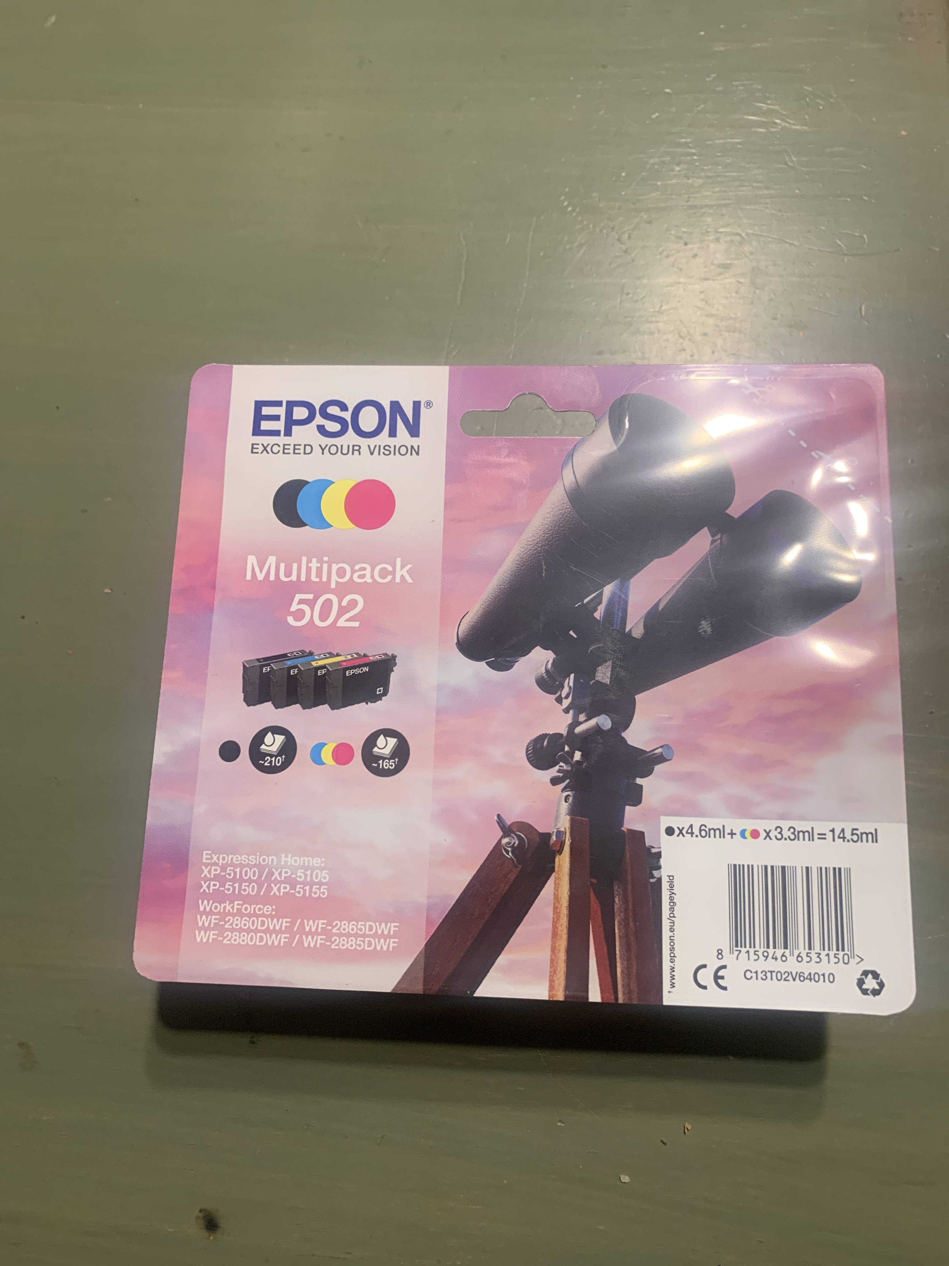 Cartouches d'encre Epson 502 compatibles