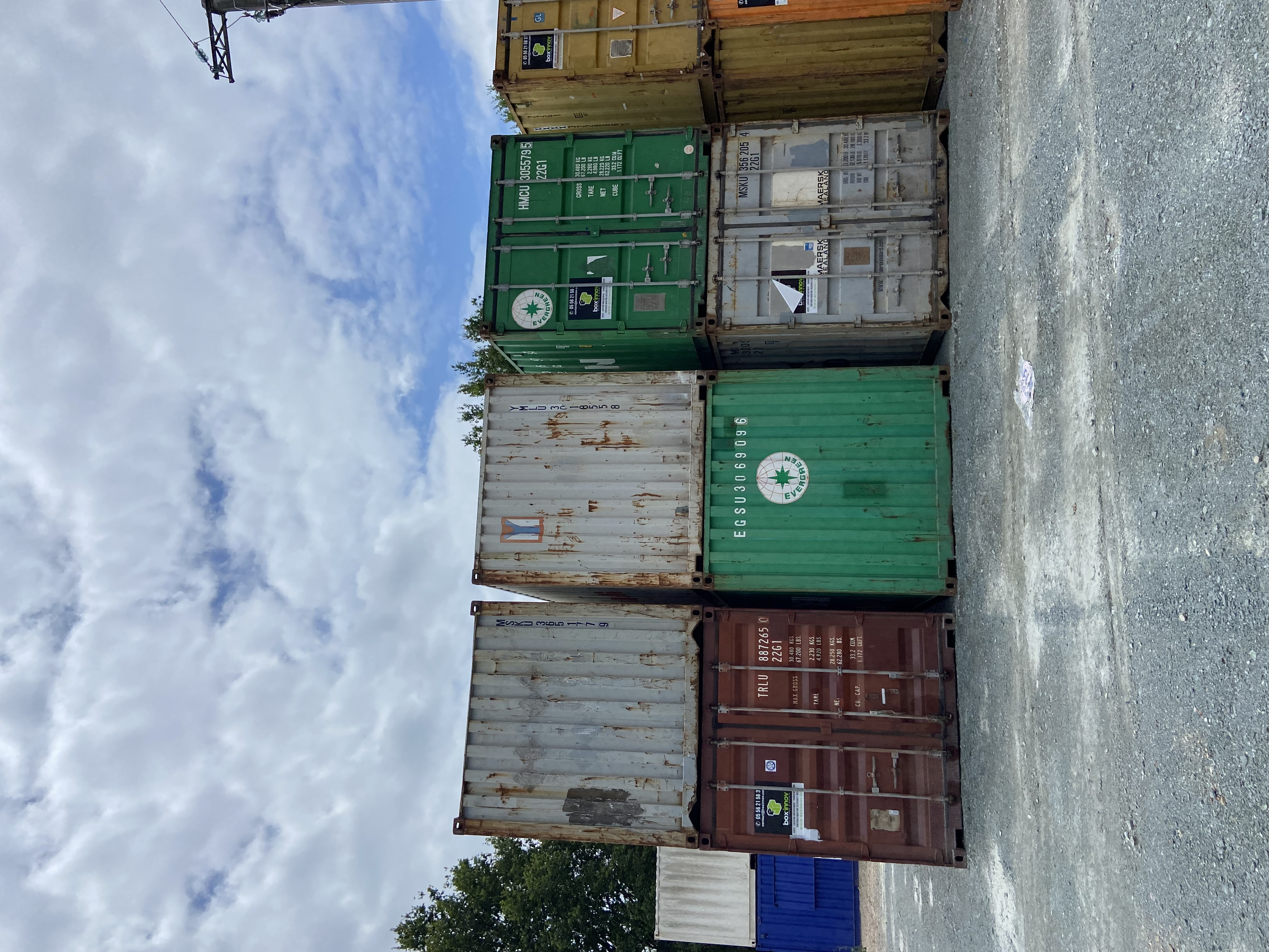 Conteneur maritime de 20 pieds occasion - BOXINNOV
