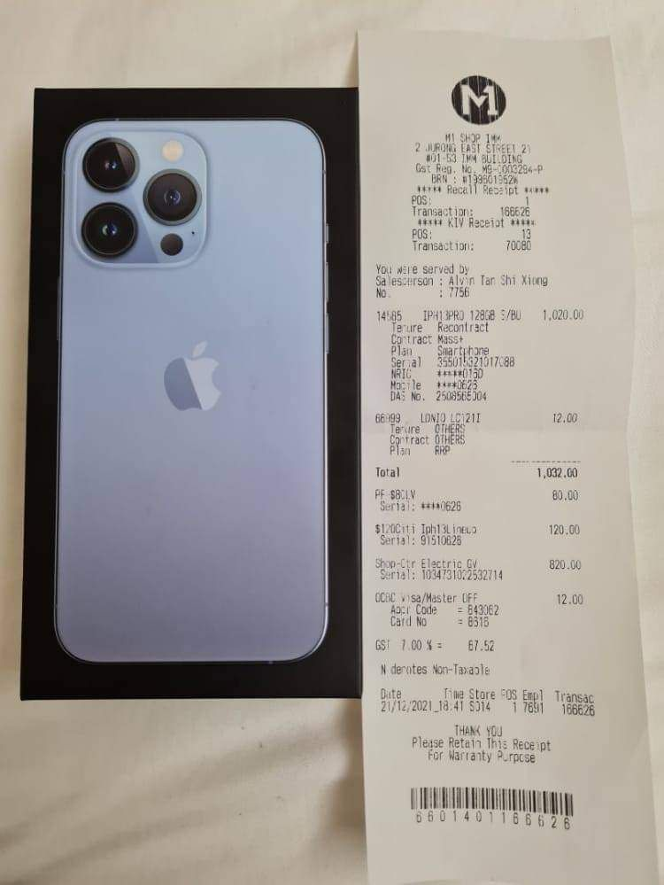 Iphone 13 Pro Max siara blue