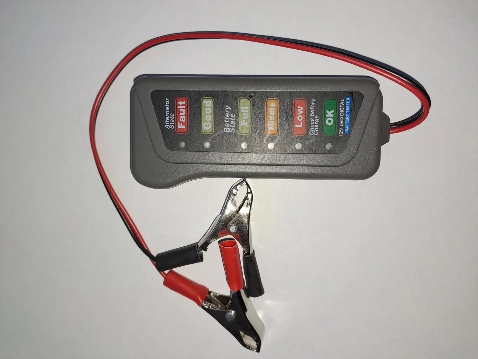 Testeur Batterie Automobile Moto 12V neuf - Miniature 2