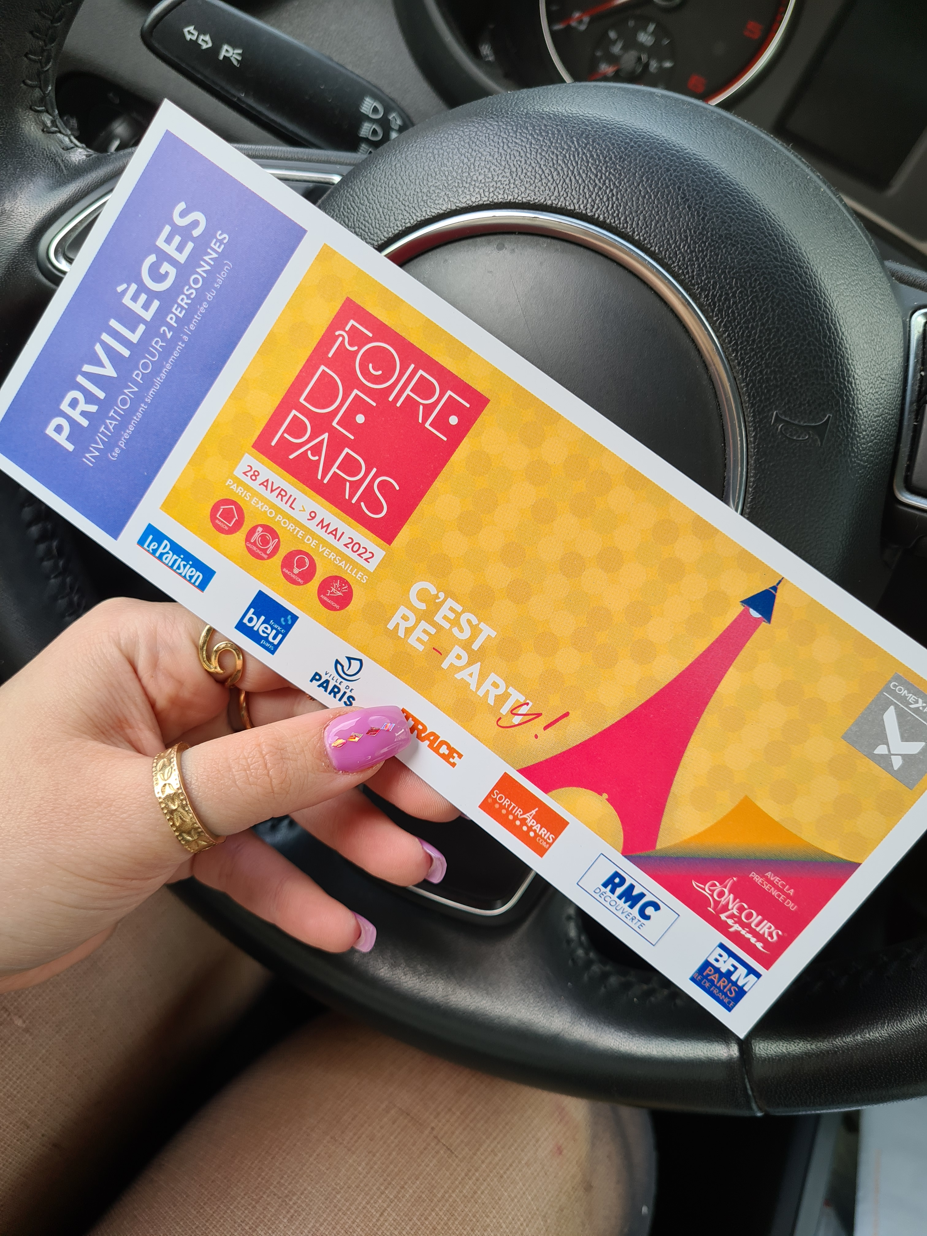 Entrée foire de paris