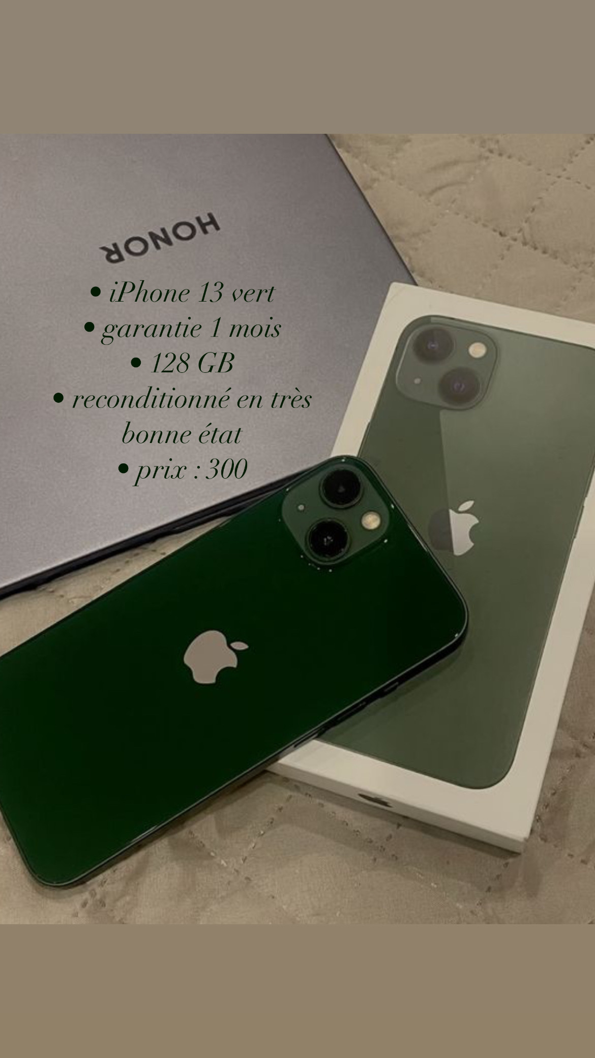iPhone 13 vert 128 GB reconditionné en excellent état - Miniature 2