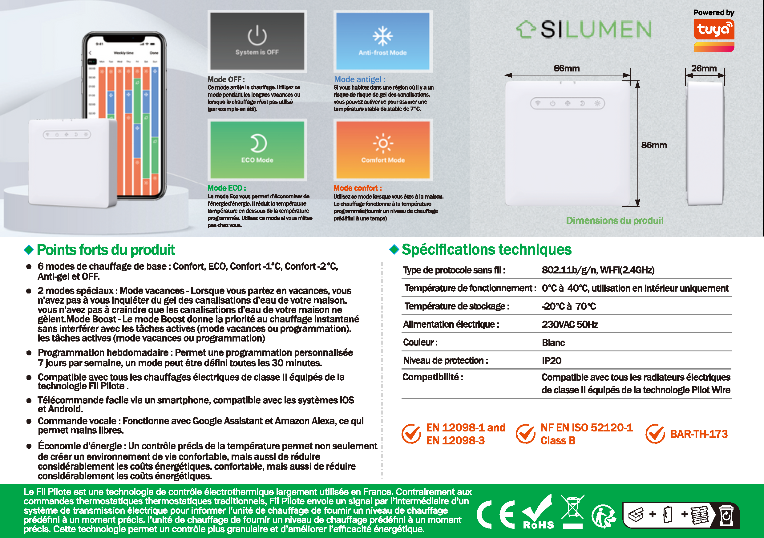 TÊTE THERMOSTATIQUE INTELIGENTE