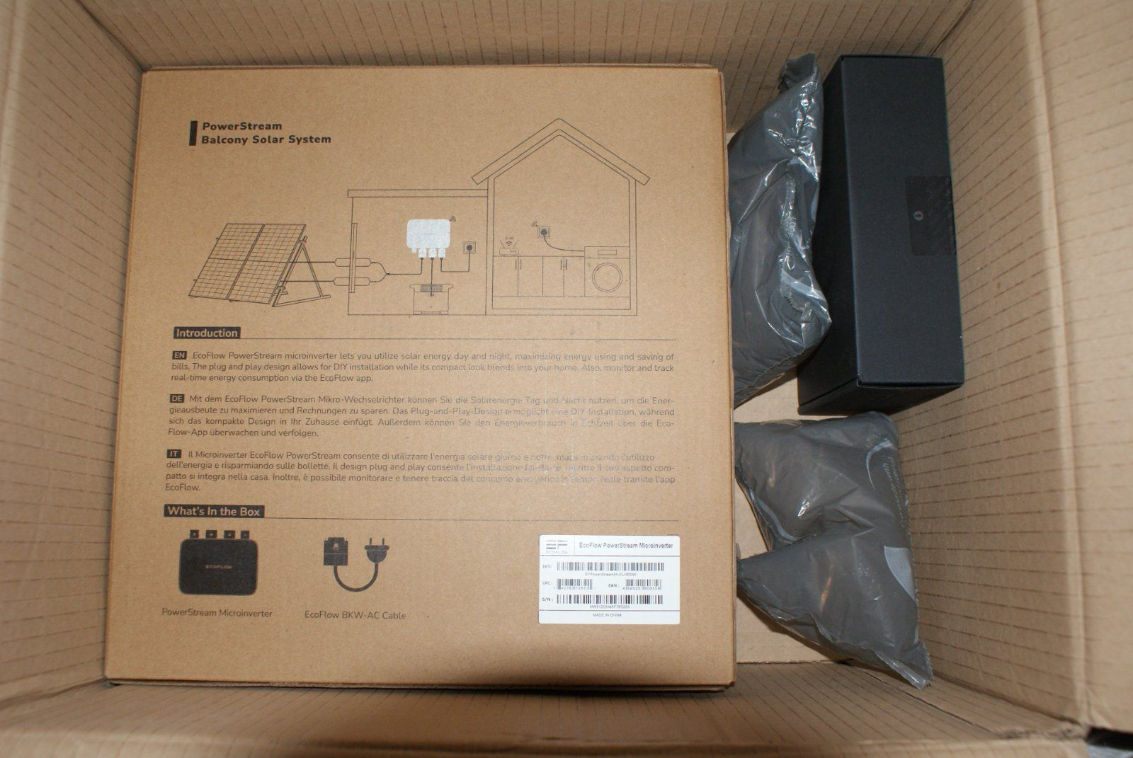 Ecoflow Delta Pro - accessoires et emballage d'origine inclus