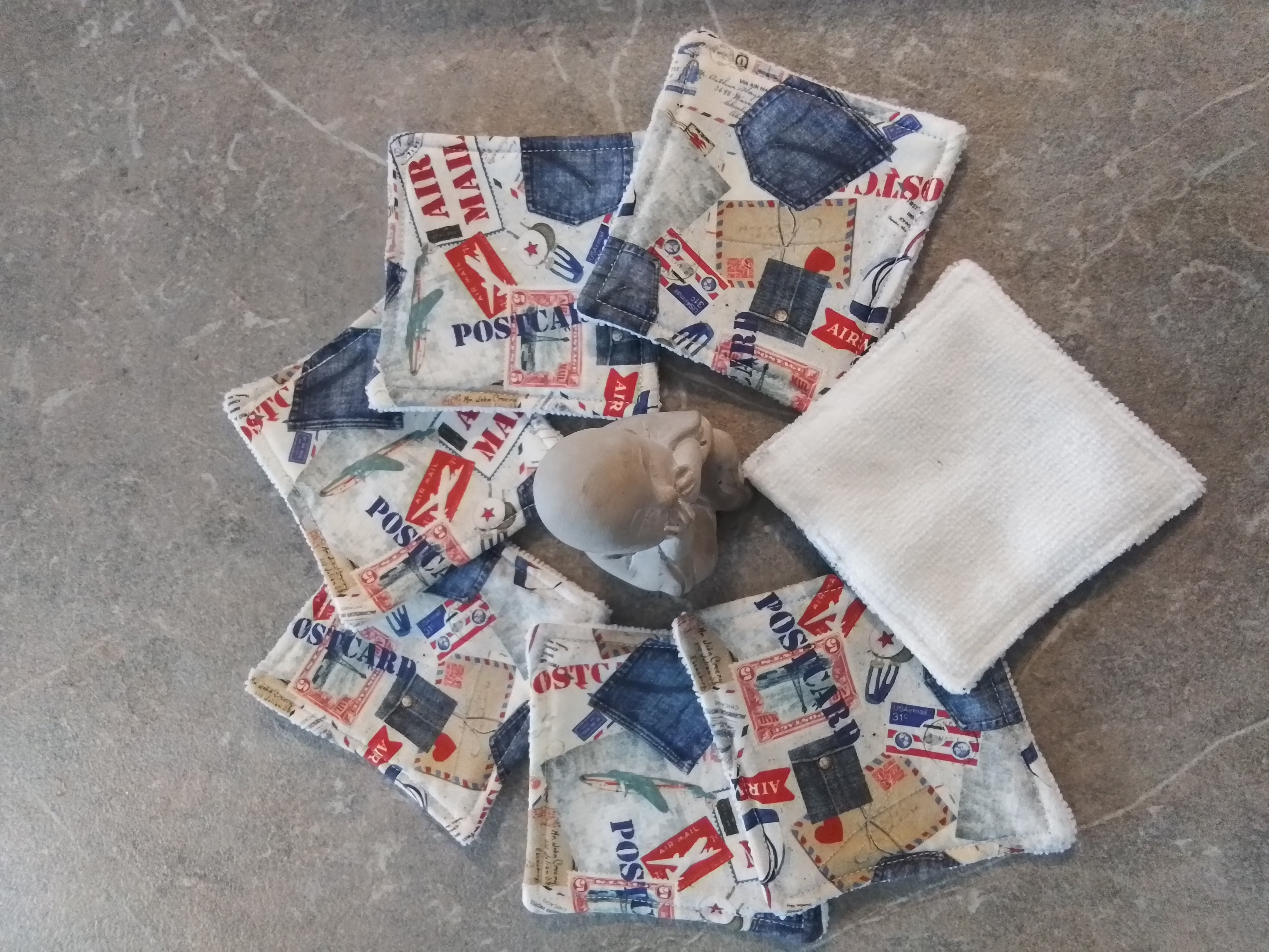 Lingettes démaquillante lavable