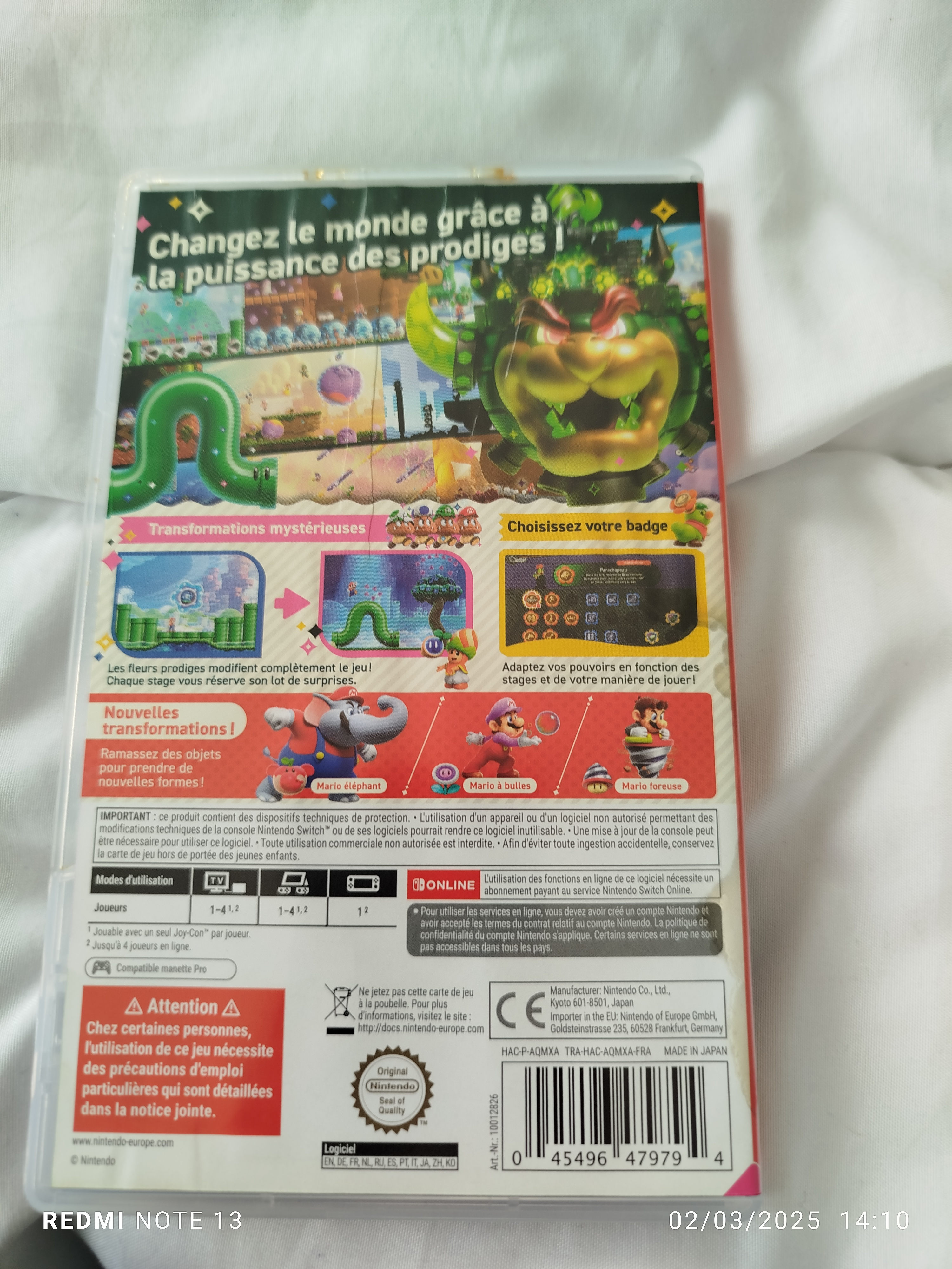 Console Switch + jeux Mario Bros à vendre - Miniature 3