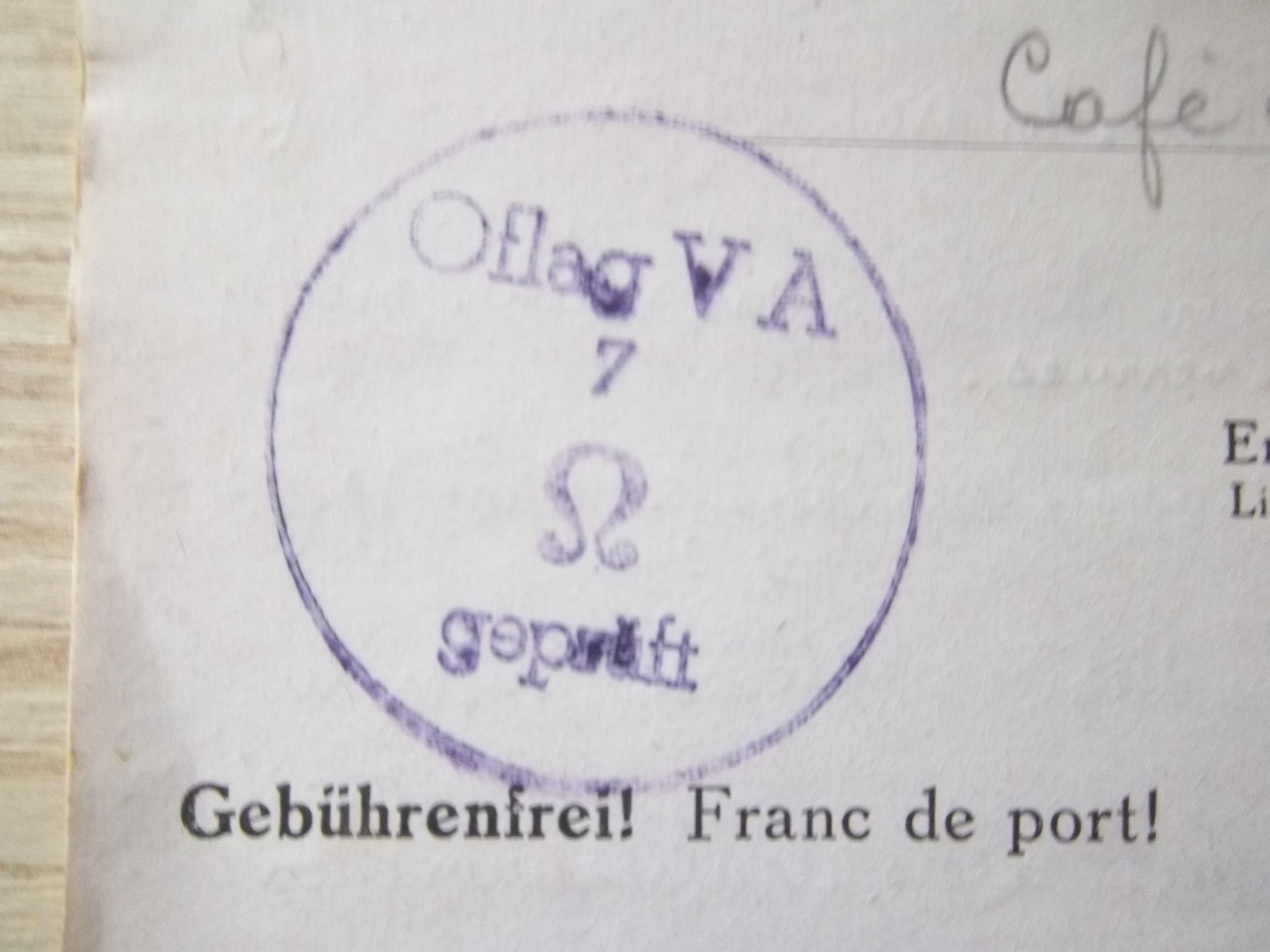Correspondance de prisonnier de guerre - Document militaire rare - Miniature 2