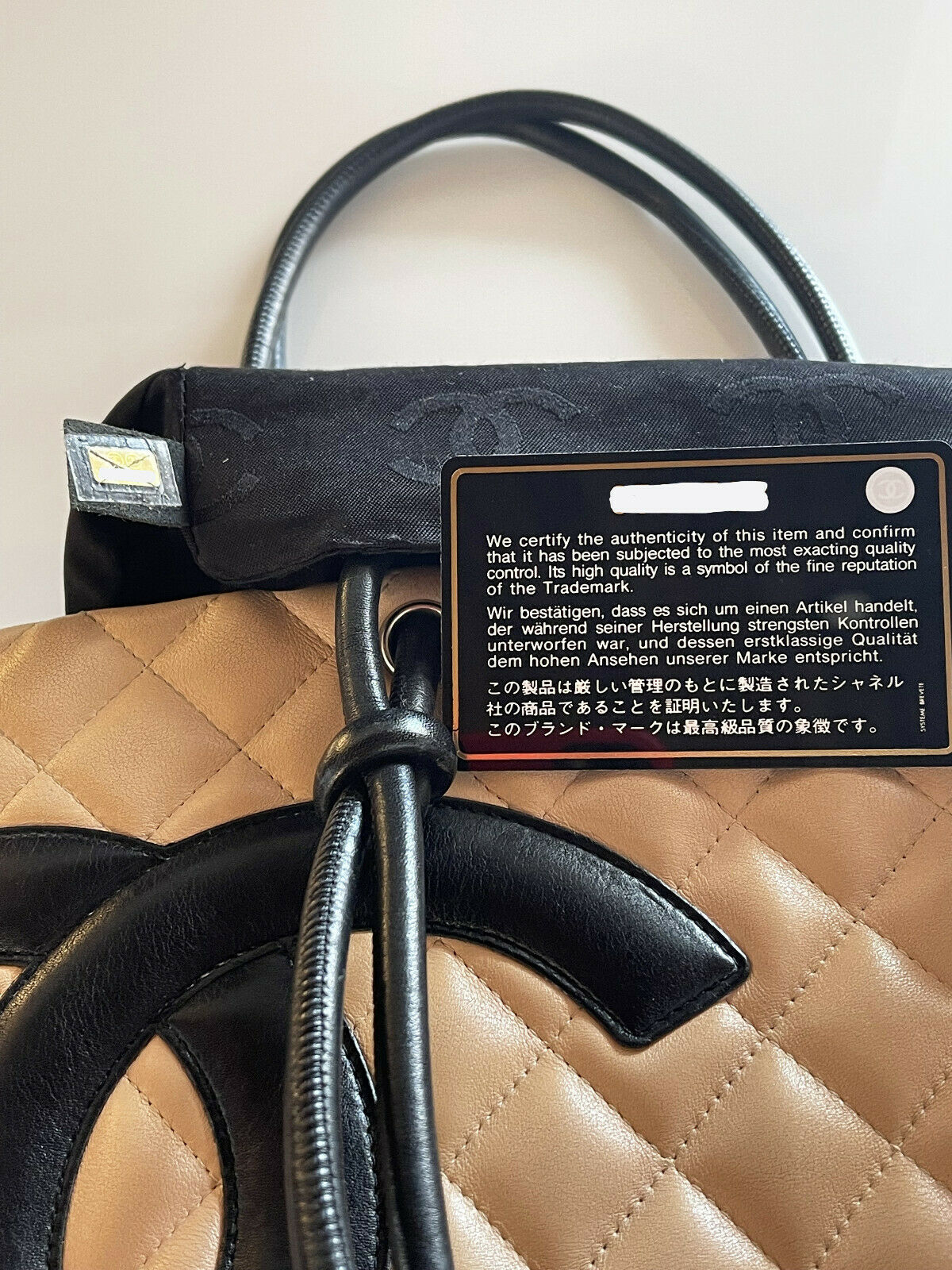 Sac a main CHANEL original et certifié