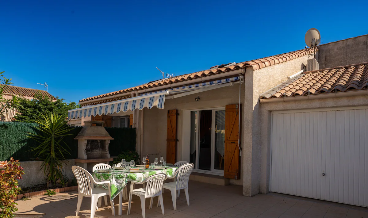Villa climatisée à Vias-Plage à 600m de la plage