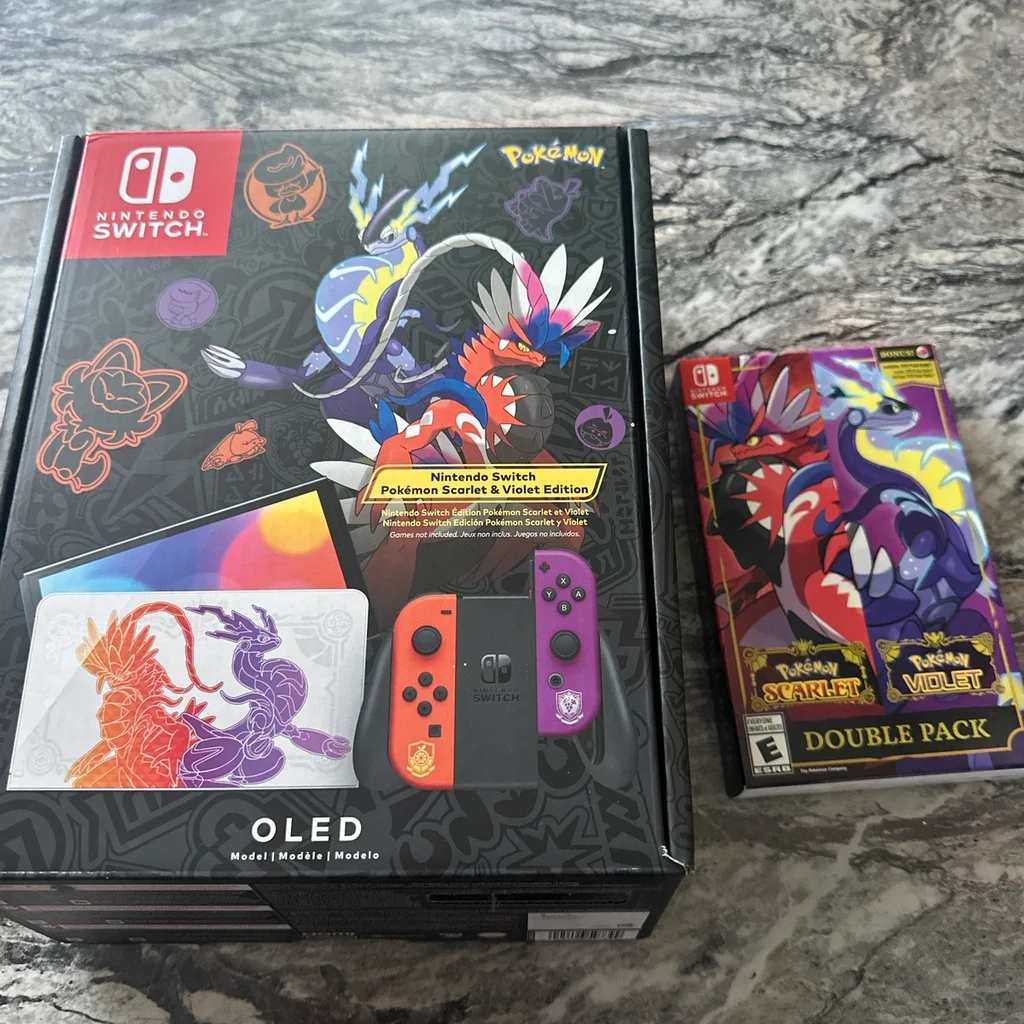 Nintendo Switch OLED Pokemon Scarlet et Violet Edition Limitée