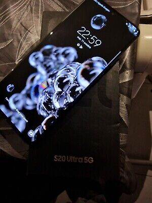 Samsung Galaxy S20 Ultra 5G SM-G988B/DS - 128 Go - Cosmic Black (Désimlocké)...