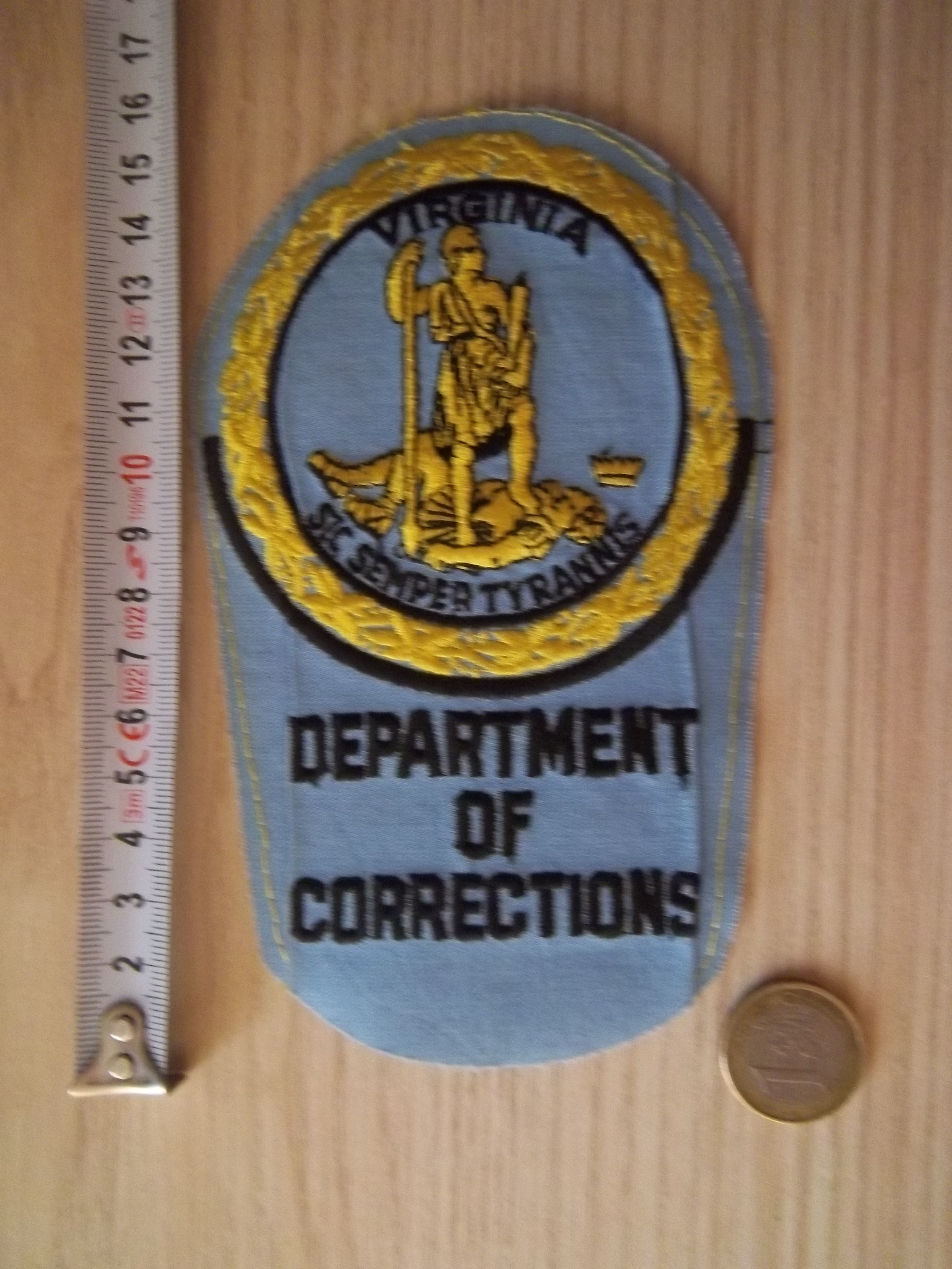 Écusson de collection : Virginia Department of Corrections