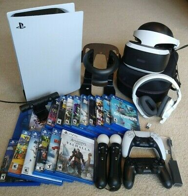 Ensemble console Sony PS5 avec accessoires et jeux