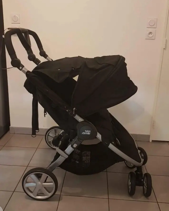 Poussette double B-argile Britax Romer