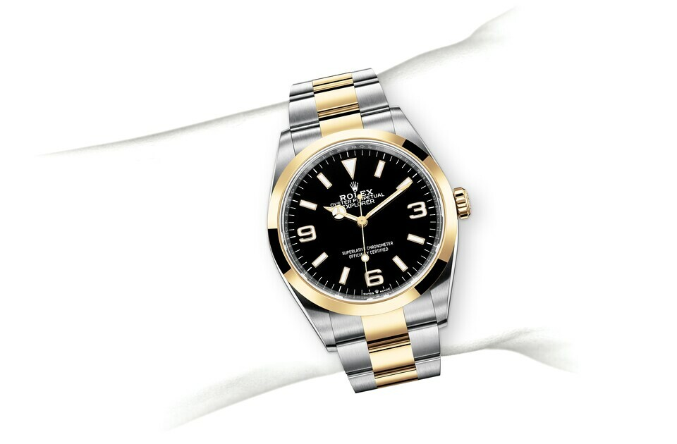 Montre ROLEX Oyster, 36 mm, acier Oystersteel et or jaune M124273-0001