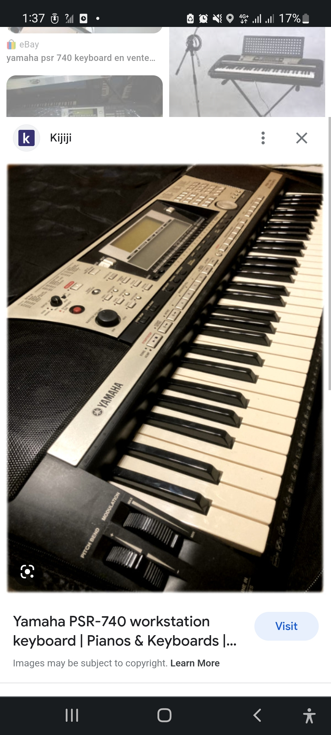 YAMAHA PSR 740