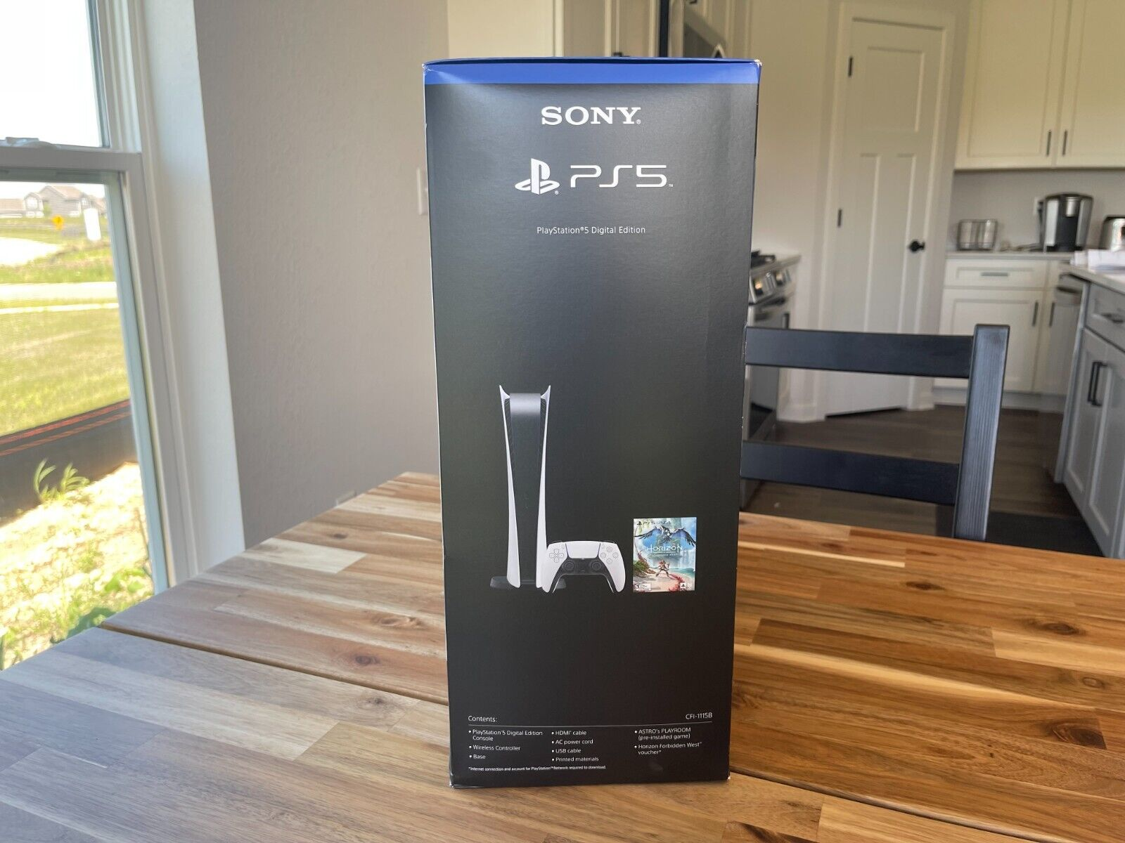 Sony PS5 PlayStation 5 Digital Edition Console Pack Horizon - Miniature 3