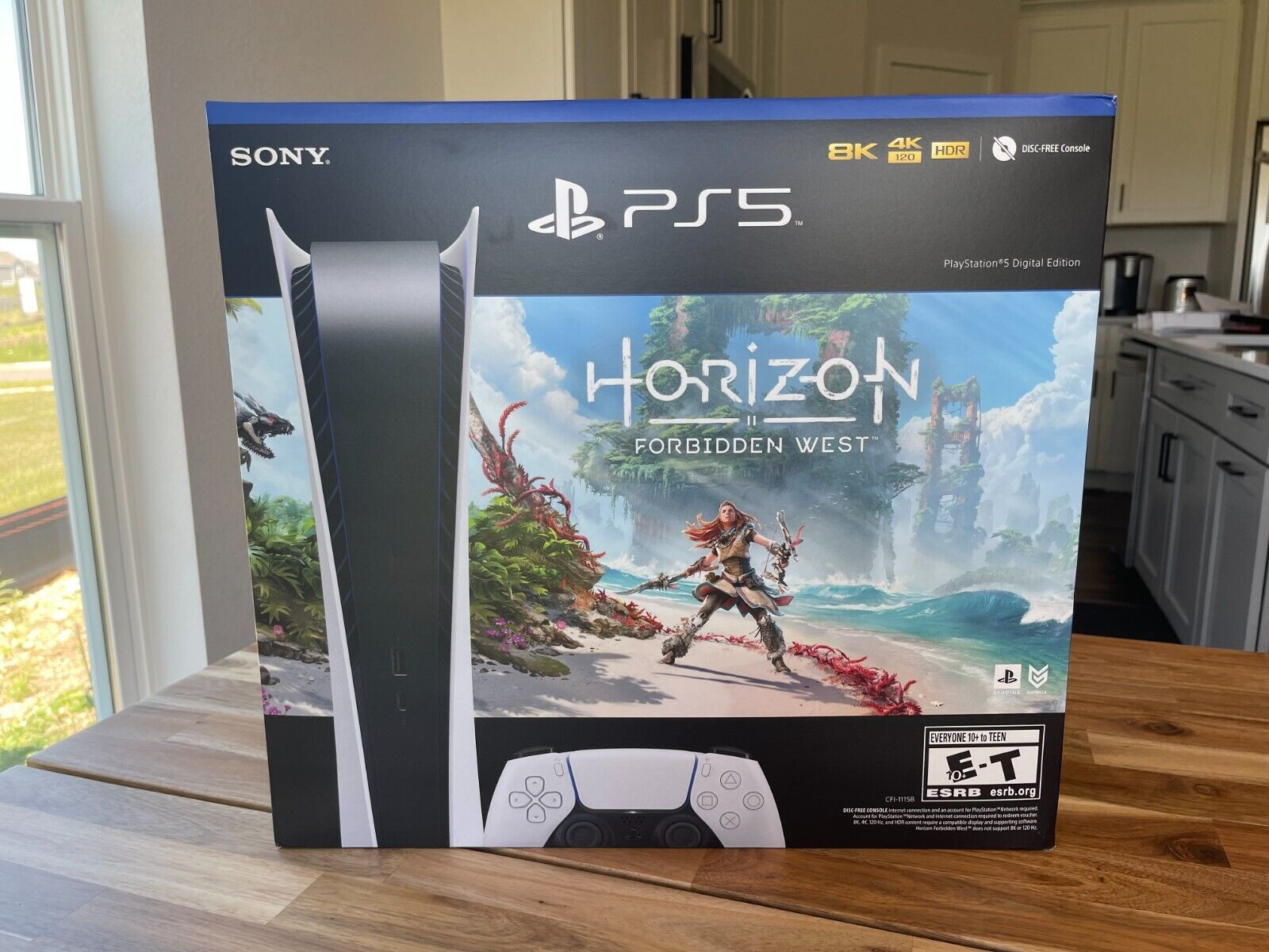 Sony PS5 PlayStation 5 Digital Edition Console Pack Horizon