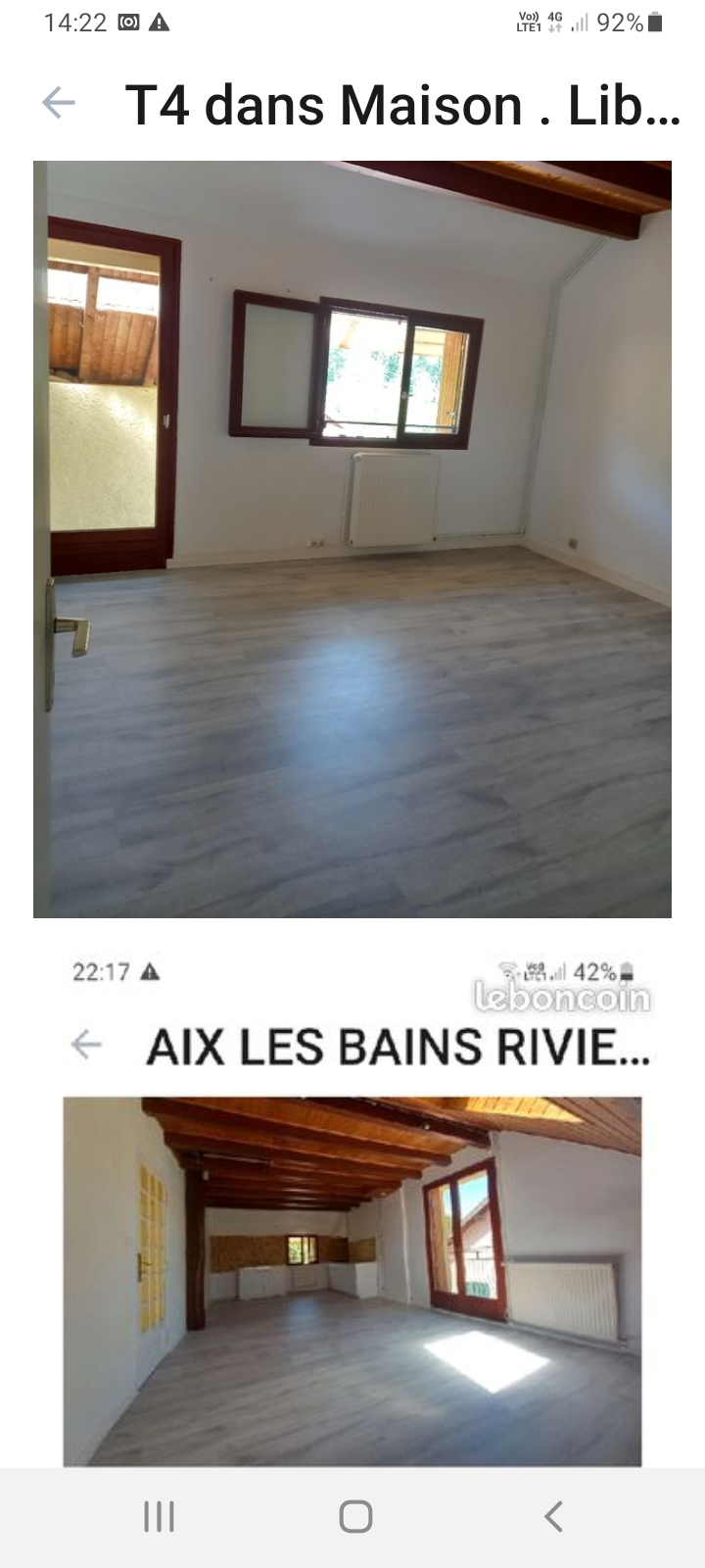 T4 Aix-les-Bains 70m2 proche promenade du sierroz
