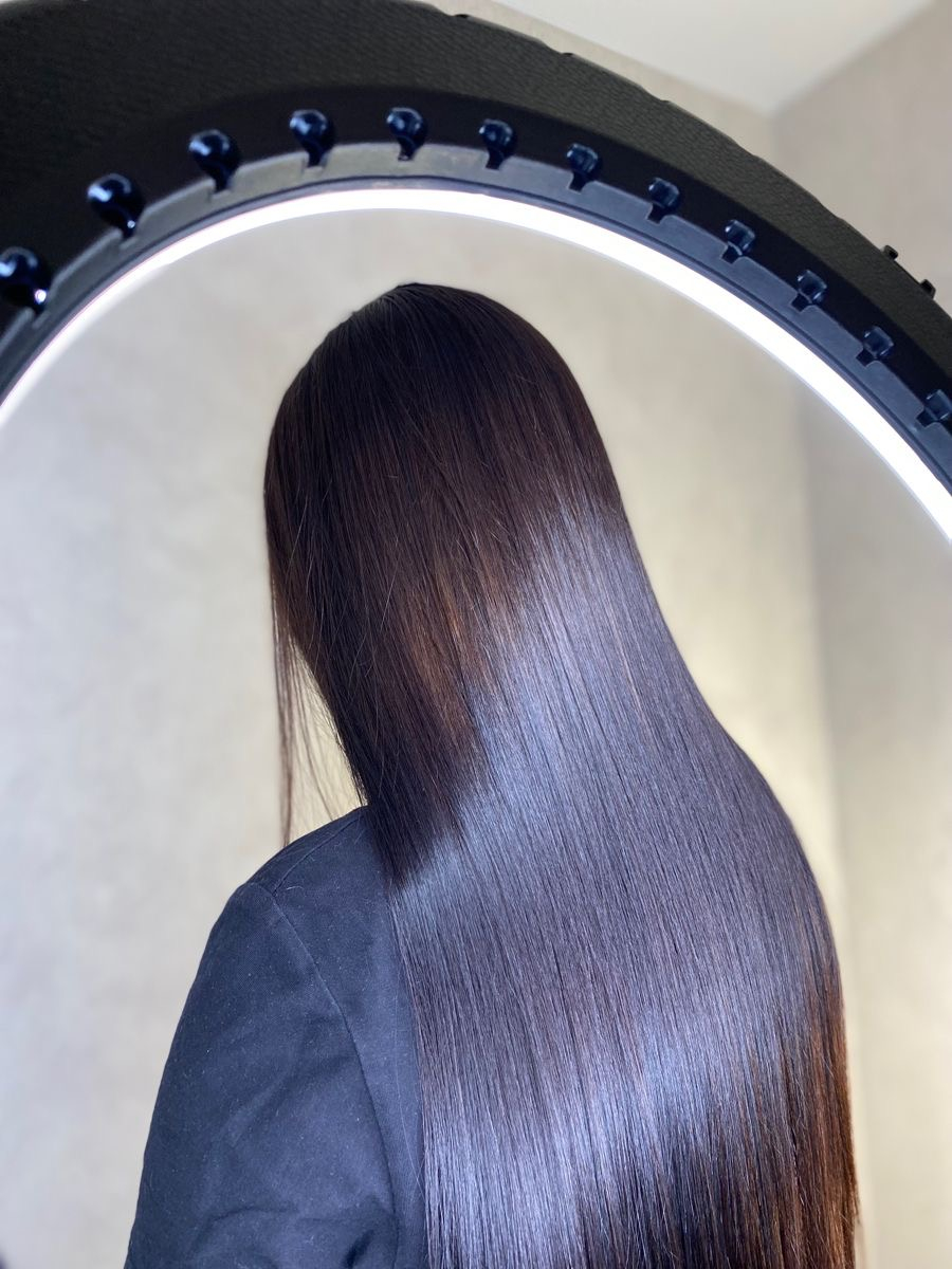 lissage des cheveux à la kératine + botox