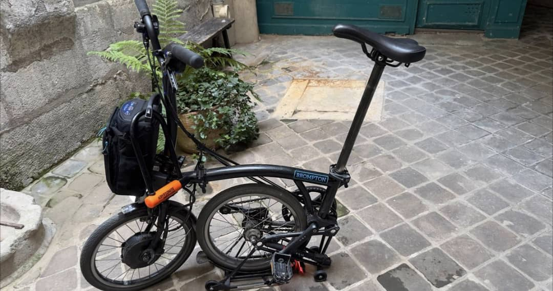 Vélo brompton electric 6 Vitesse + sac - Miniature 3