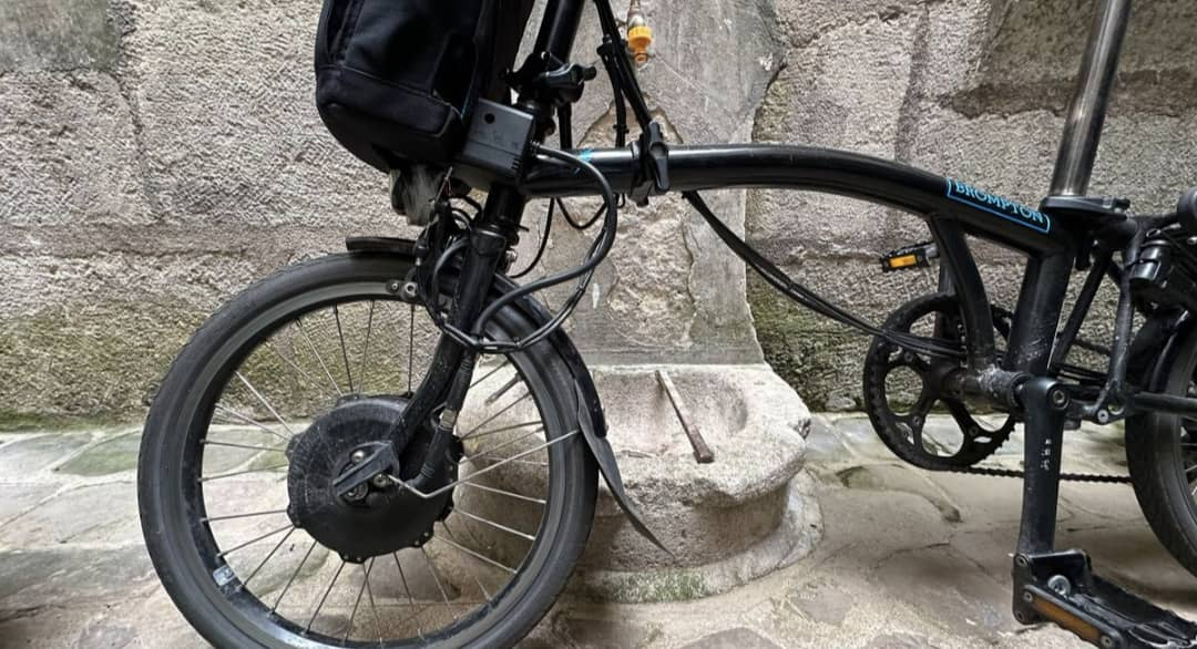 Vélo brompton electric 6 Vitesse + sac - Miniature 7