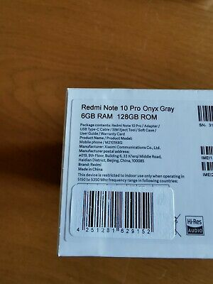 Xiaomi Redmi Note 10 Pro - 128GB - Onyx Gray (Ohne - Miniature 4