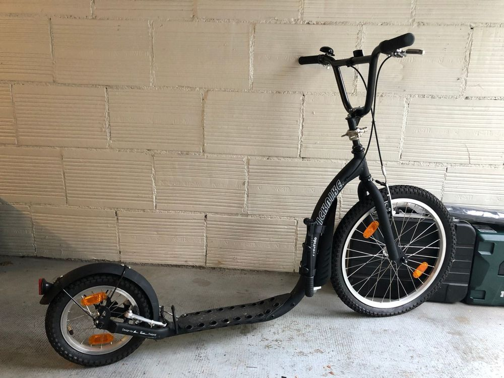TROTINETTE  KICKBIKE  FREERIDE  NOIR