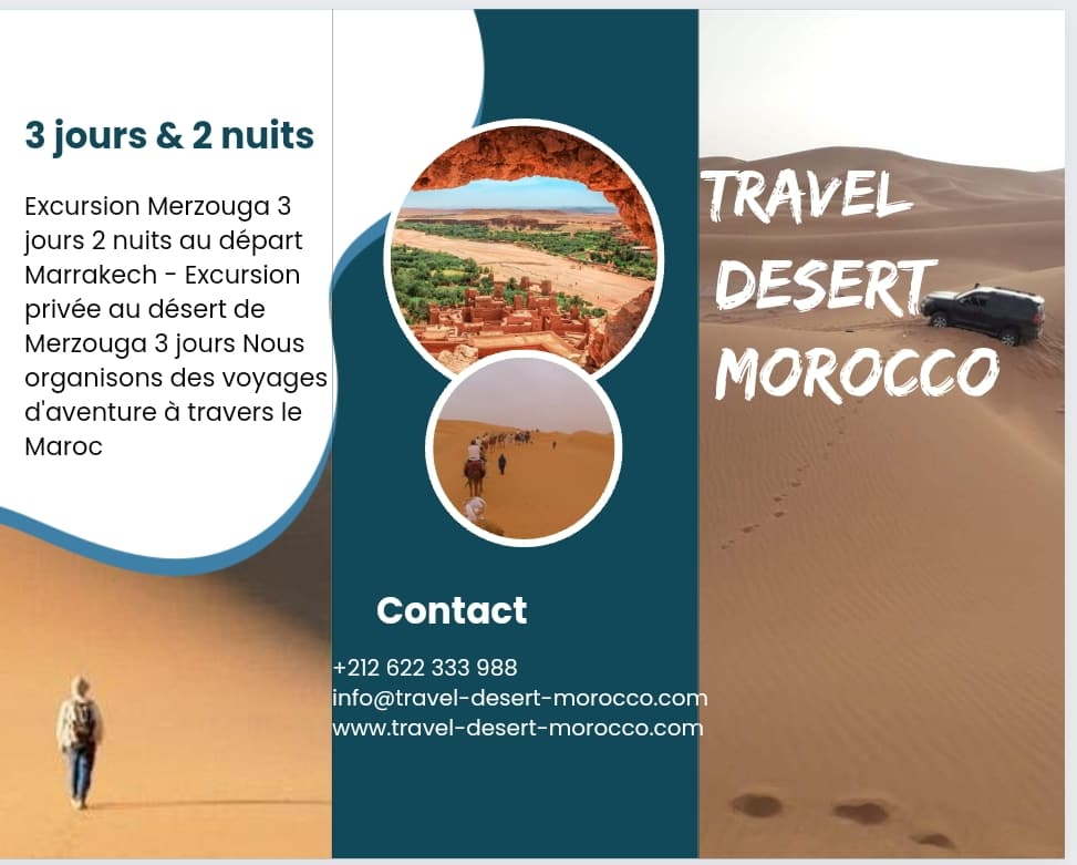 Désert de Sahara marocaine