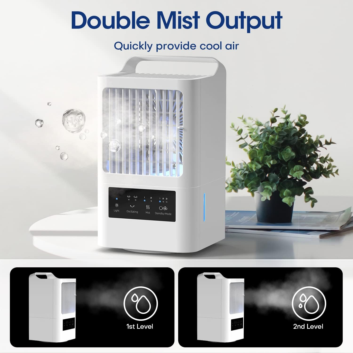 OMISOON Climatiseur Mobile, 800 ml Climatiseur Portable, Refroidisseur
d'air - Miniature 5