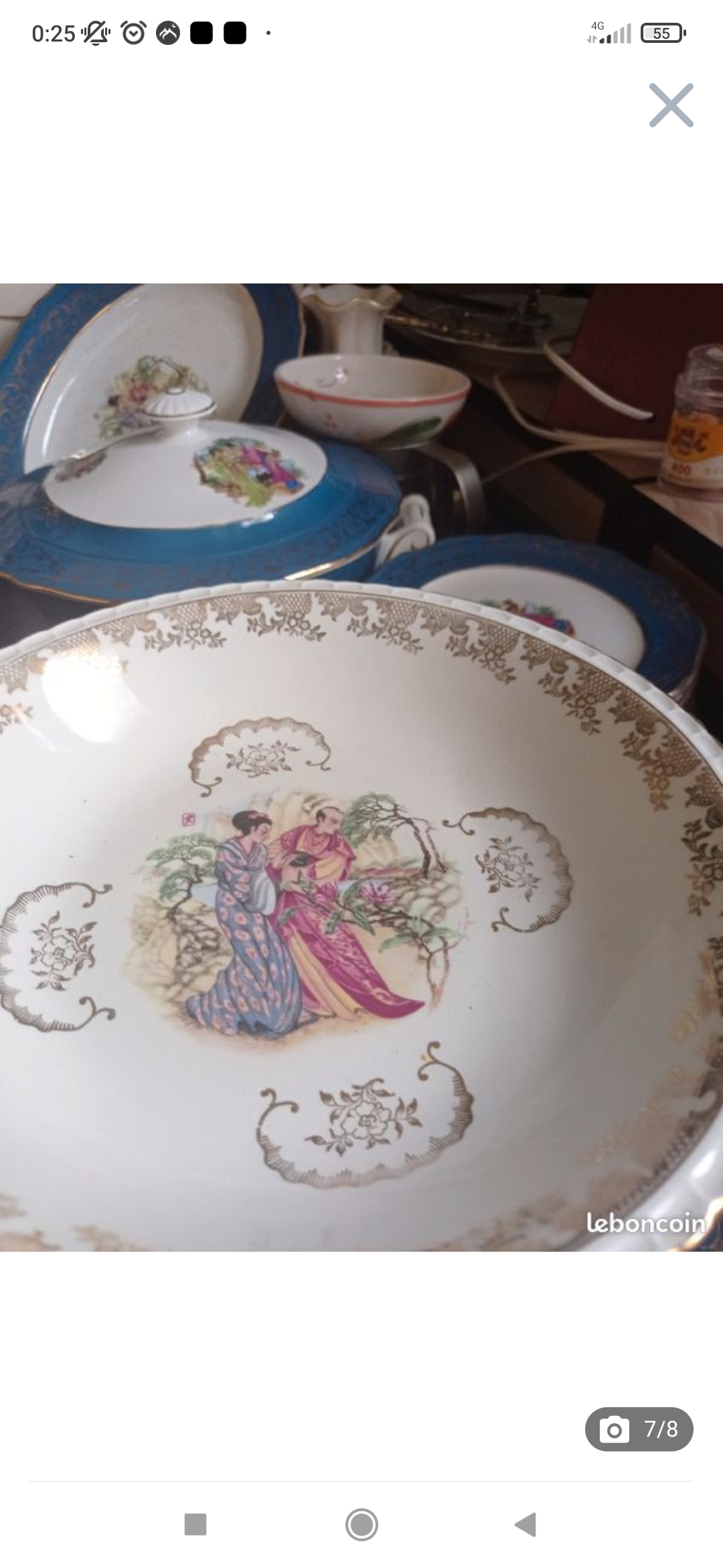 Service porcelaine l amandinoise