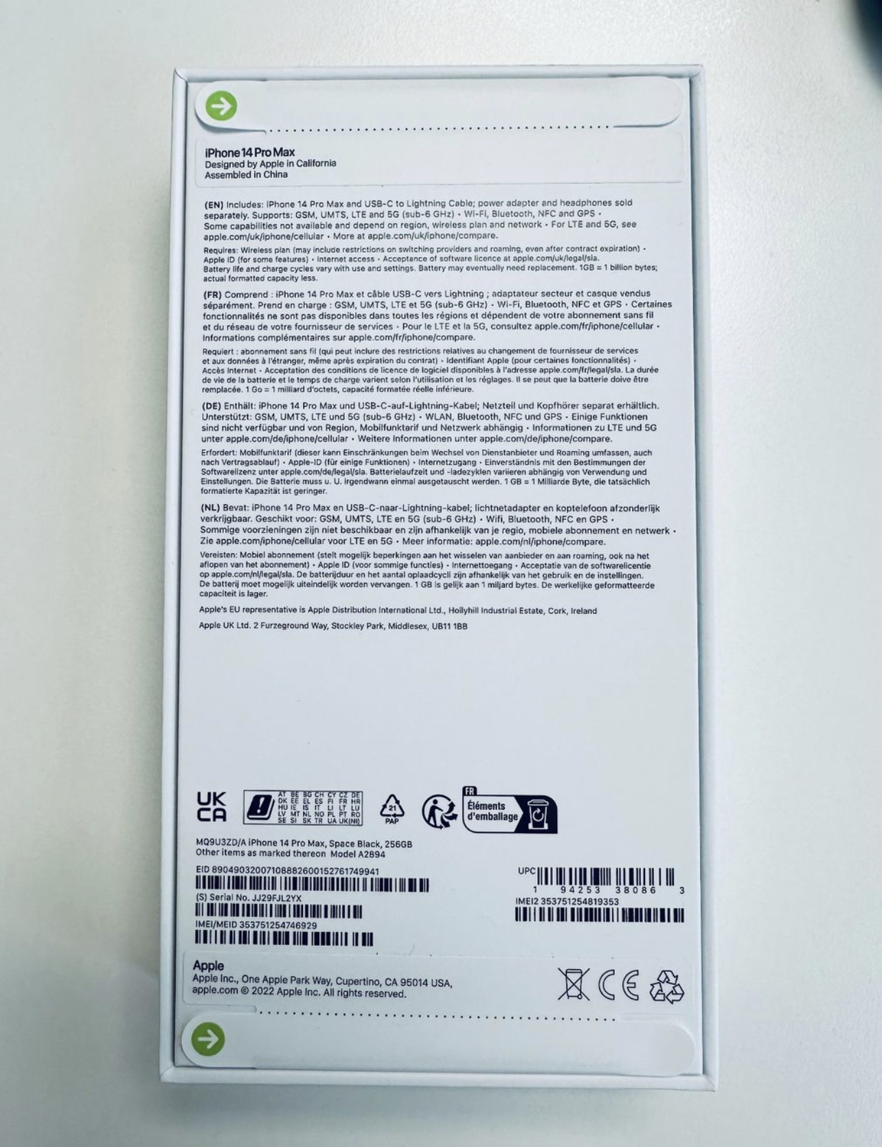 iPhone 14 pro max 256GB à vendre