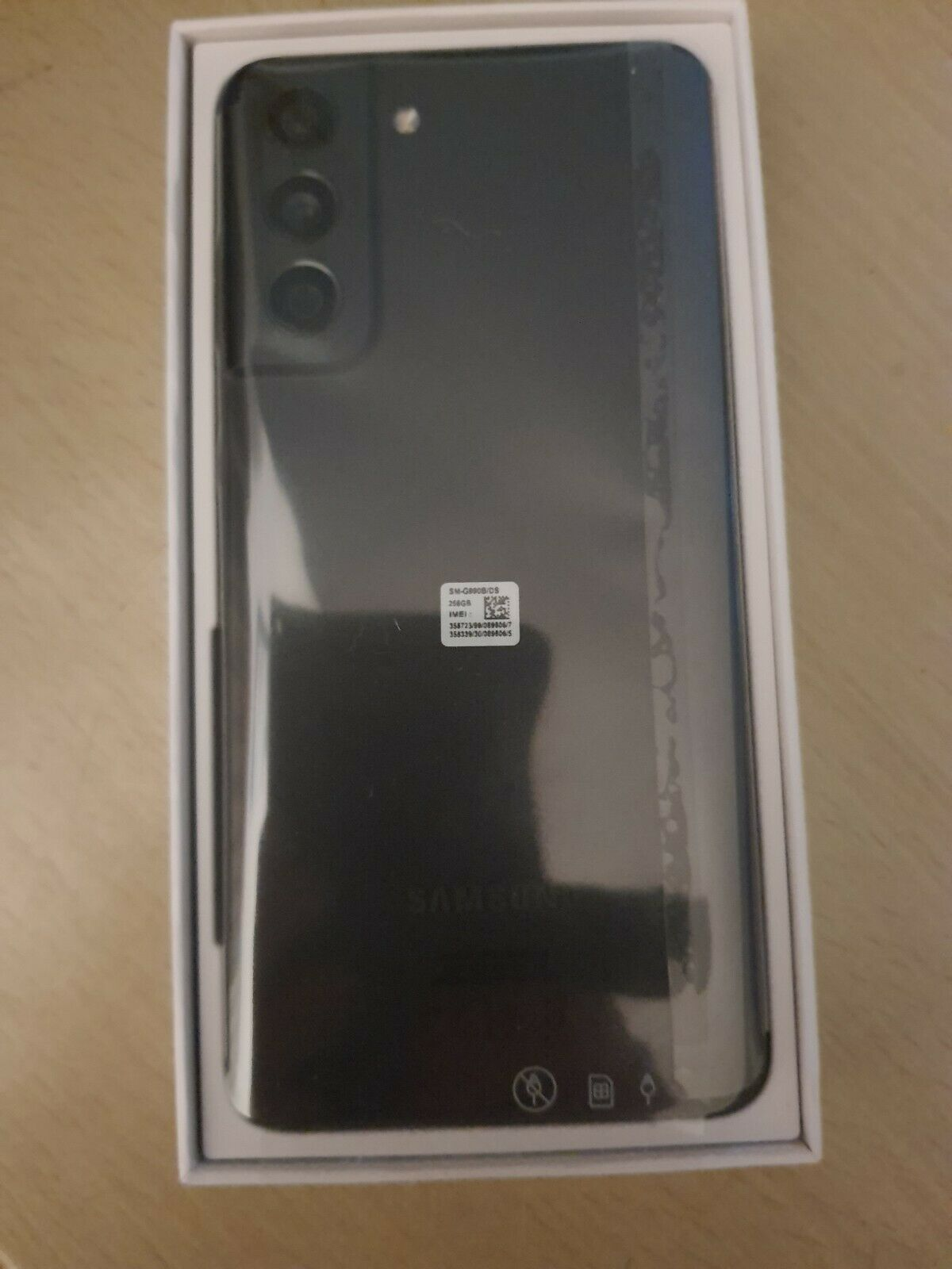 Samsung Galaxy S21 FE 5G SM-G990B/DS - 256 Go - Graphite (Sans Simlock). - Miniature 3