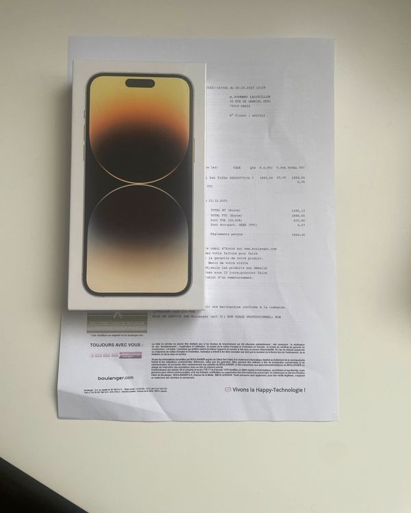 IPhone 14 pro max 256go
