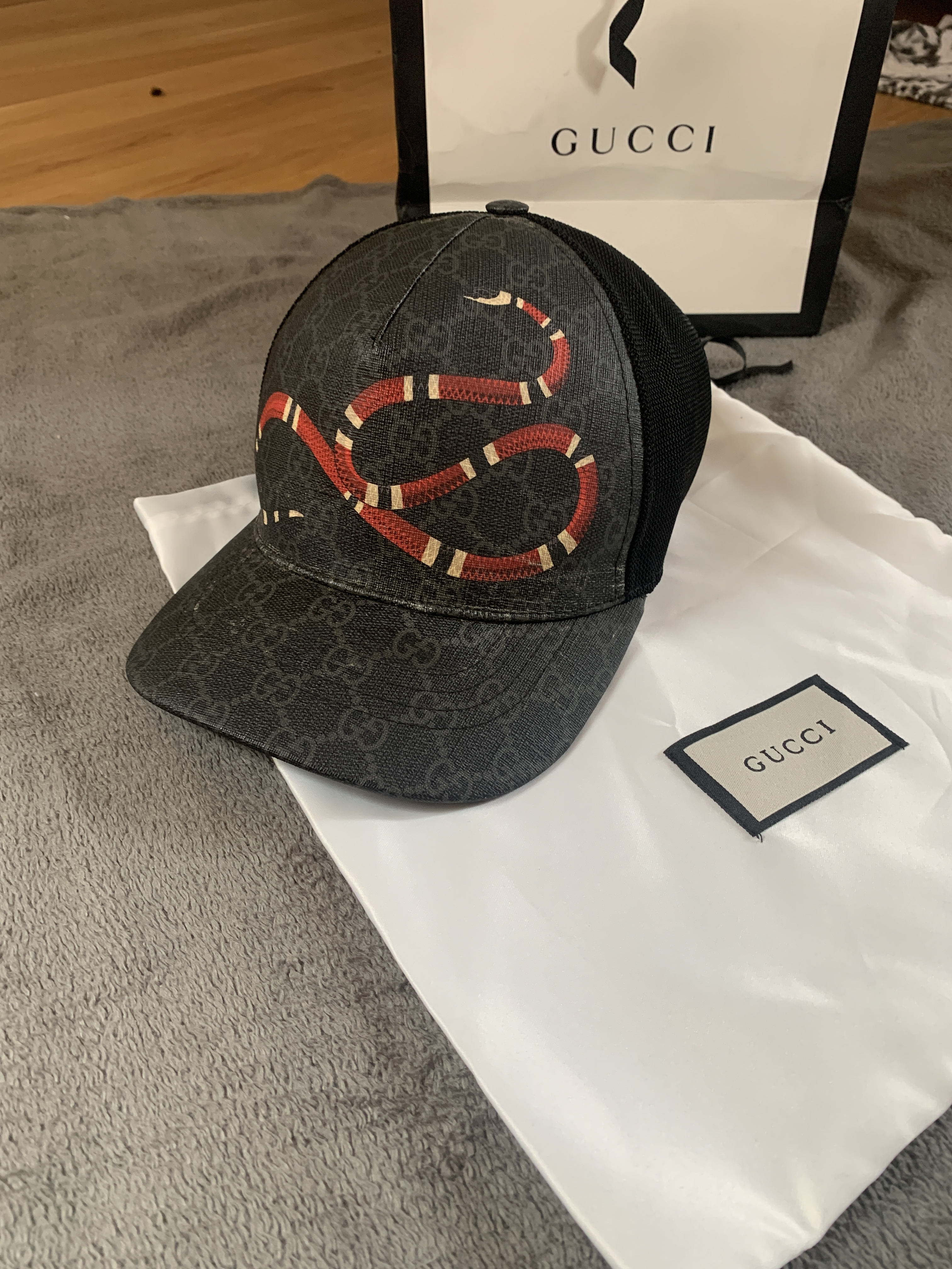 Casquette gucci serpent taille M