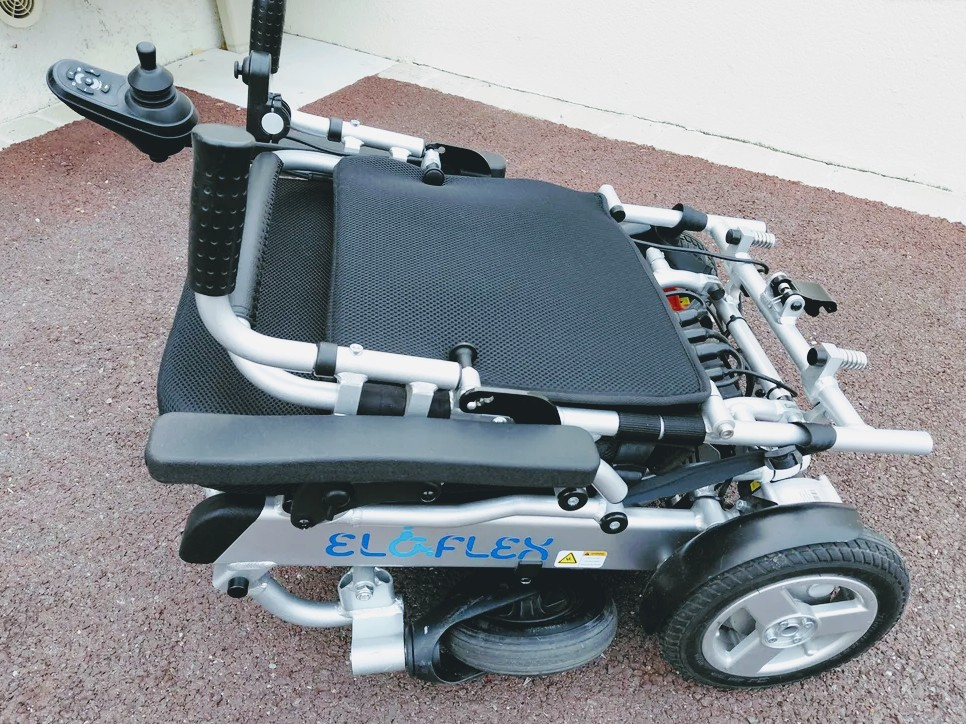 Fauteuil roulant électrique pliable ELOFLEX L – état quasi neuf - Miniature 3