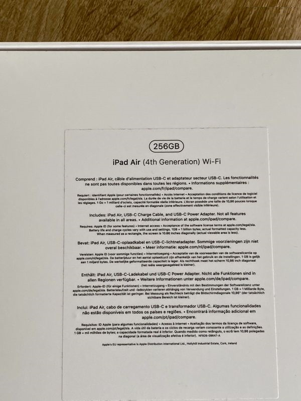 Ipad air 4 wifi 256 go - Miniature 2
