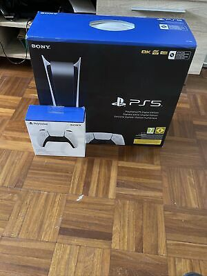 Sony PS5 Digital Console - Blanc + Manette
