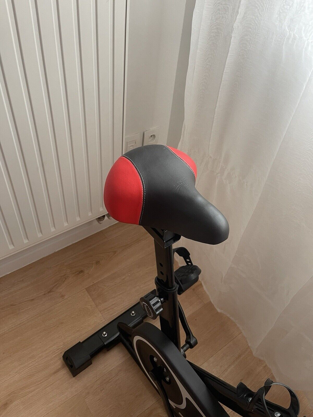 Vélo d'appartement -NOIR/ROUGE - Miniature 5