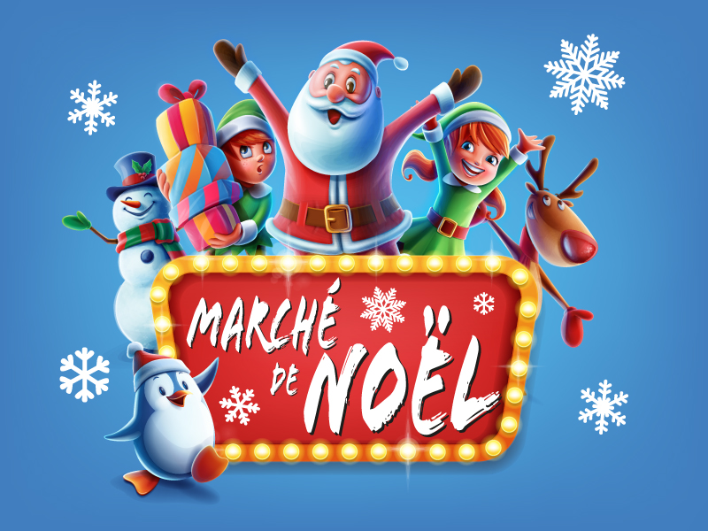 REcherche un poste de vendeur sur marché de Noël
