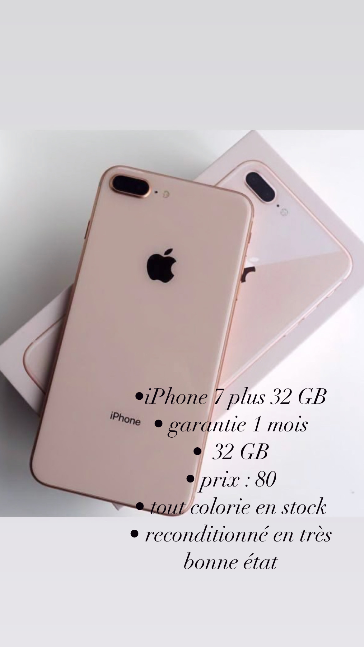 iPhone 7 Plus 32 GB reconditionné à vendre - Photo 1