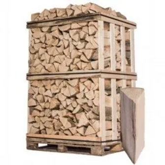 1- PALETTE BOIS DE CHAUFFAGE- 33 CM- 3 STÈRES