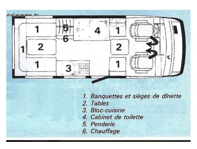 Camping car Intégral ERIBA Jet 580 à vendre